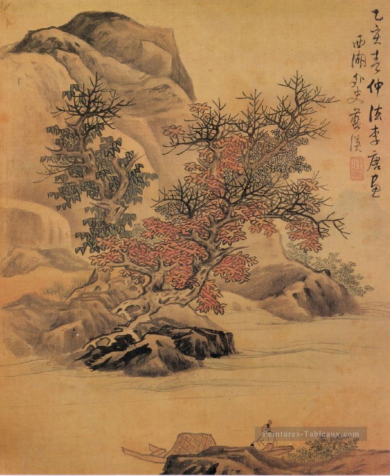 paysage après Li Tang ancienne Chine encre Peintures à l'huile